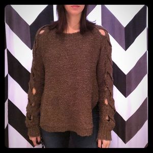 ASTR Braided Sweater